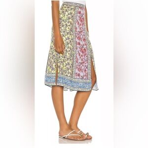 Alice + Olivia floral midi skirt